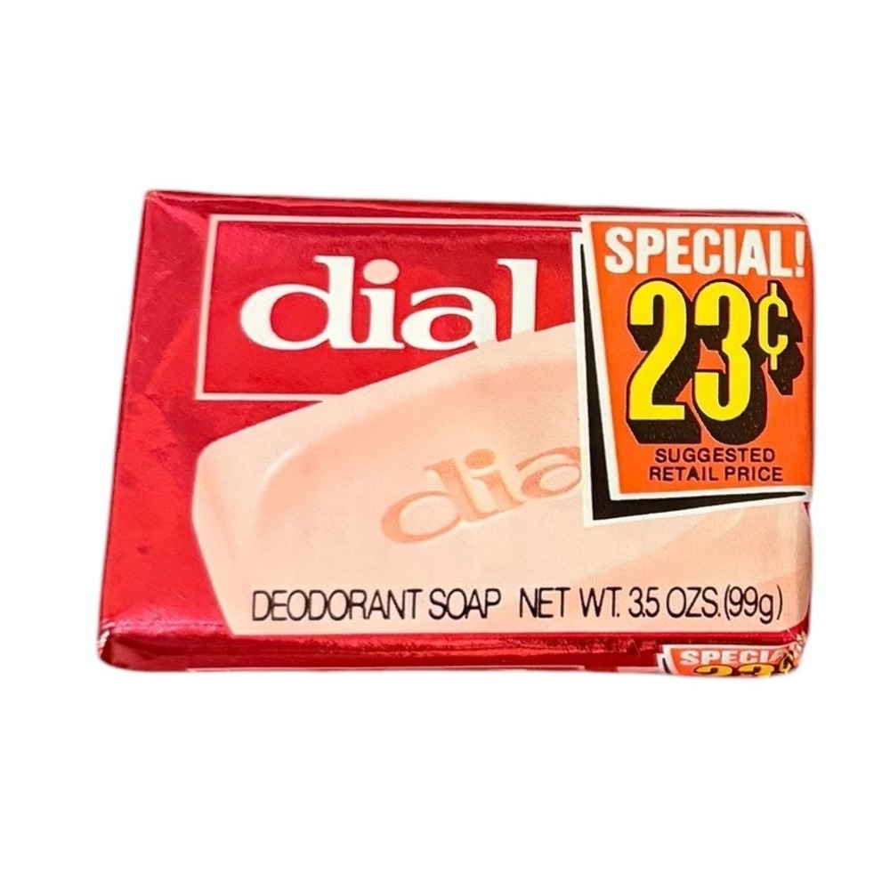 Vintagr‎ pink Dial Deodorant Soap Bar 3.5 Ounce